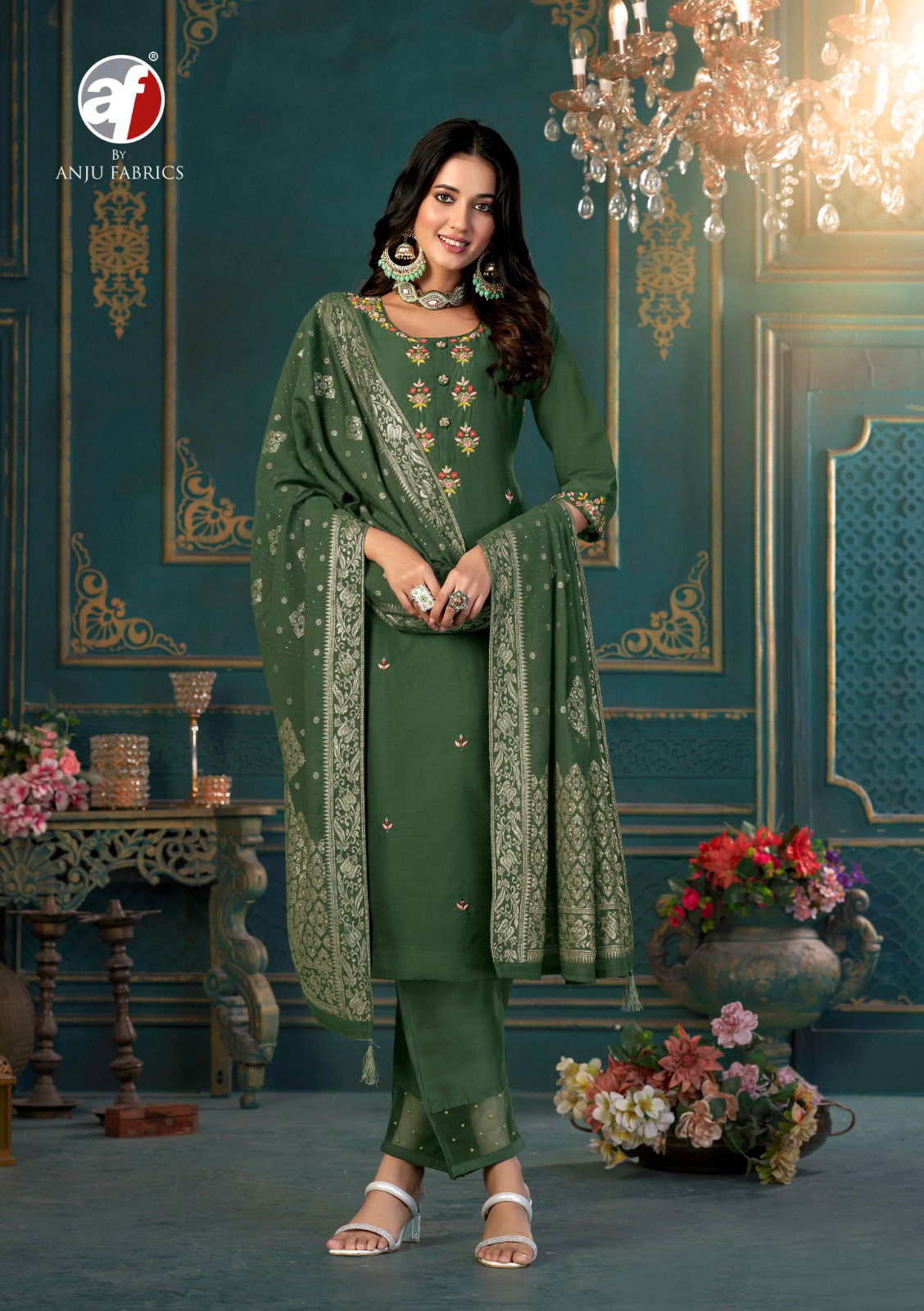 Af Mayra Vol 2 Silk Designer Salwar Suits Catalog
